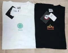 鬼滅の刃デザインのコットンプリントTシャツ2枚セット