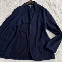 美品 ラルフローレン スウェット地 テーラードジャケット ビッグポニー