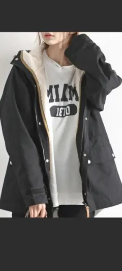 新品☆未使用 オールシーズン大活躍ボアライナー付き 3wayマウンテンパーカー