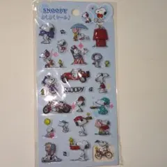 スヌーピー ぷくぷくシール★ブルー