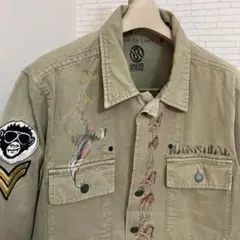 RARE ラーレ ワークジャケット ミリタリージャケット ヘリンボーン イタリア