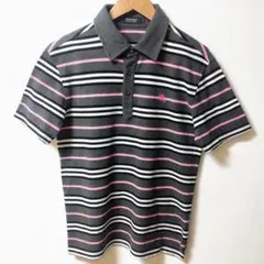 美品◇バーバリー ブラックレーベル✴︎ボーダー柄ポロシャツ2（S 