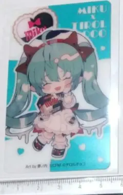 初音ミク チロルチョコ クリアカード