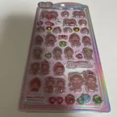 うるちゅるポップシール　モンチッチ　ピンク