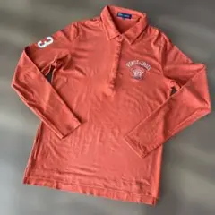 23区GOLF オレンジ 長袖ポロシャツ サイズII