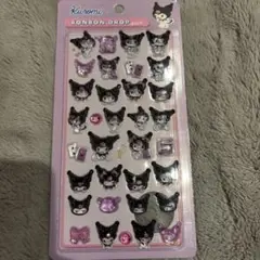【大人気】クロミ ボンボンドロップシール