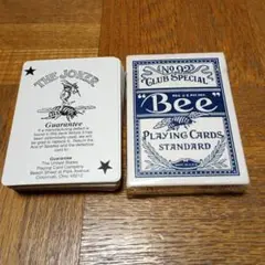 【未開封品】　トランプ　1ダース×2箱セット　Bee No.92 USA製 Bee トランプ No.92 - メルカリ