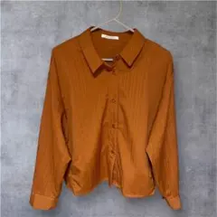 chocol raffine シャツ オレンジ