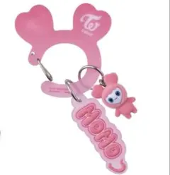 TWICE LOVELYS アクリルカラビナフロッキーマスコット　モモ
