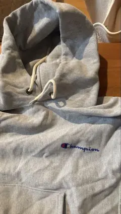 Champion チャンピオン パーカー M グレー　リバースウィーブトレーナー