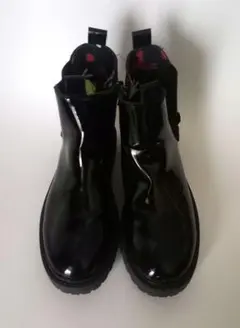 ZARA☆Disneyミッキーマウス☆サイドゴアブーツ ブラック36レインブーツ