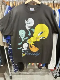 Tweety Bird Tシャツ ダークグレー