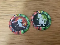 ポケモン BATOMEN メンコ ミュウ ミュウツー 2枚セット