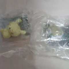 ポケピース　すやすやマスコット キーホルダー ピカチュウ　モクロー