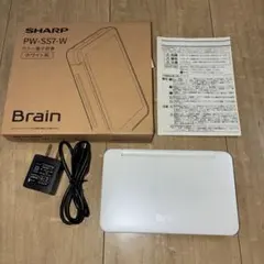 SHARP　Brain PW-SS7 ホワイト 電子辞書 高校生上位ランクモデル