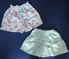 美品 ショートパンツ 2着 ユニクロ(PAUL & JOEコラボ) GU 130