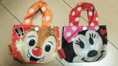チップとデール＆ミッキー・ミニー バッグセット