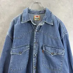 90s ヴィンテージ Levi’s リーバイス オレンジタブ デニムシャツ XL