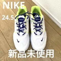 新品未使用Nike Air Max ホワイト ネオンイエロー スニーカー24.5