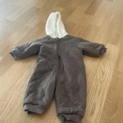 もこもこ　オーバーオール