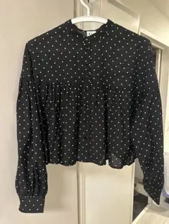 fig London フィグロンドン ドット柄 長袖ブラウスのサムネイル