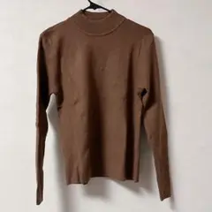 MACOKING ニットセーター Mサイズ レディース ハイネック ブラウン