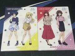 22/7 アニメキャラクタークリアファイル 2枚セット