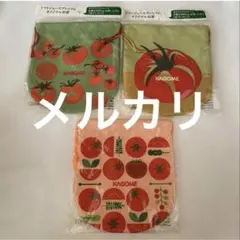 カゴメ トマトジュースプレミアム オリジナル巾着 巾着袋 3種