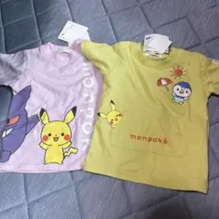 monpoke モンポケ 半袖Tシャツ セット 新品タグ付き　80 ピカチュウのサムネイル