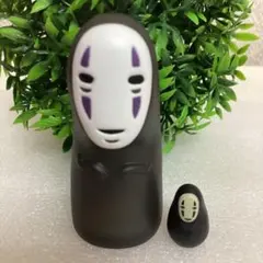 ジブリ 千と千尋の神隠し カオナシ 指人形フィギュア 大小セット 置物インテリア