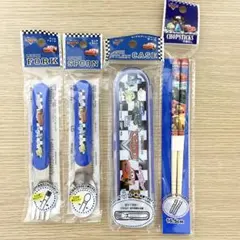ディズニー　カーズ　スプーン、フォーク、ケース