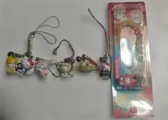 ご当地キティ+おまけ　キーホルダー　7点セット