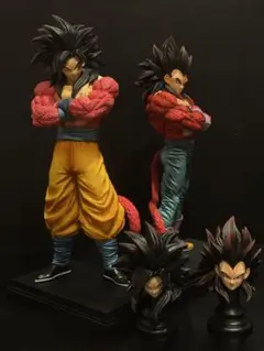 ドラゴンボール フィギュア スーパーサイヤ人4 3点セット ドラゴンボール フィギュア セット 一番くじ 孫悟空スーパー