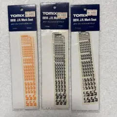 TOMIX Nゲージ JRマークシート インレタ 3枚セットのサムネイル