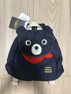DOUBLE.B クマ顔デニムリュック