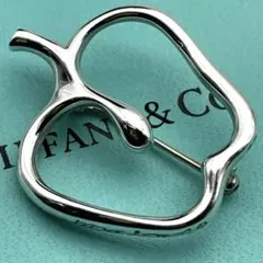 美品✨Tiffany エルサ・ペレッティ アップルブローチ シルバー925 美品✨Tiffany エルサ・ペレッティ アップルブローチ シルバー925