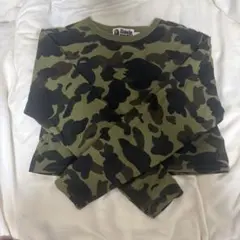 A Bathing Ape カモフラージュ クロップド丈ロンＴS