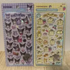 正規品 サンリオ第2弾 クロミ&ポムポムプリン ボンボンドロップシール