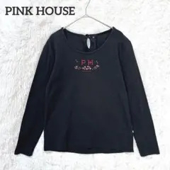 ピンクハウス 長袖カットソー レディース - セール】 ホワイトローズプリントカットソー （カットソー）｜PINK