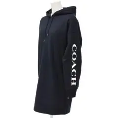 パーカー ひざ丈ワンピース