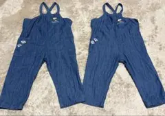 スヌーピー サロペット 2着セット 双子