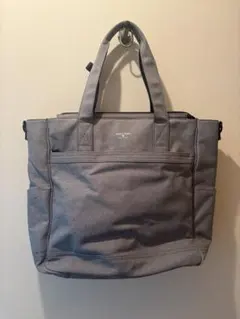 SQUALO WORKS グレー トートバッグ 内部ポケット付き