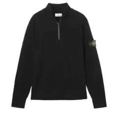 STONE  ハーフジップスウェット ブラック　サイズXL 2025年最新】ストーンアイランドハーフジップスウェットの人気
