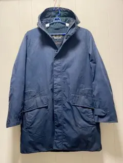 Barbour】フーデッドパーカー 防水＆透湿 UK14 ネイビー コート - メルカリ