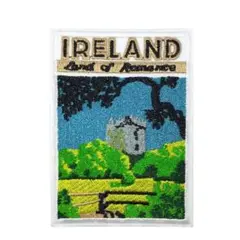 Ireland Land of Romance アイルランド 刺繍 アップリケ