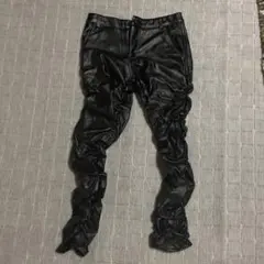 レザーパンツ スリム