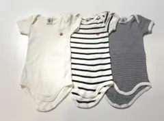 ロンパース　3点セット　　プチバトー