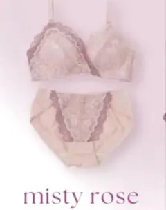 新品未開封◎feliture 極ふわブラ、ショーツ　M　ミスティーローズ