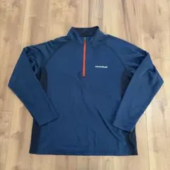 値下げしました。モンベル クール ロングスリーブジップシャツ Kid's 160