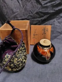 大きいサイズ 栃尾てまり 鶴亀 金銀糸 直径22cm ケース付き 手毬 手鞠